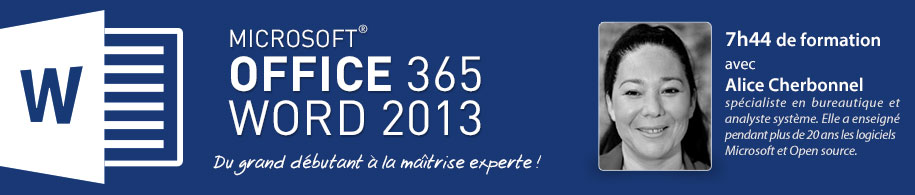 Tutoriel Microsoft Office 365 : Word 2013