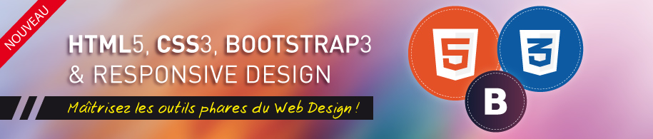 Tutoriel HTML5, CSS3, Bootstrap3 & Responsive Design